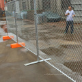 Chain Link Zaun Portable Panels, Kettenglied Temporäre Zaun, temporäre Kette Link Zaun, verzinkte Kette Link Fechten